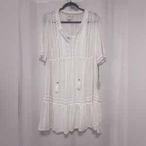 NWT Knox Rose ivory boho dress XL